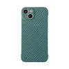 Husa Spate Hard Carbon Fiber pentru iPhone 12 Verde