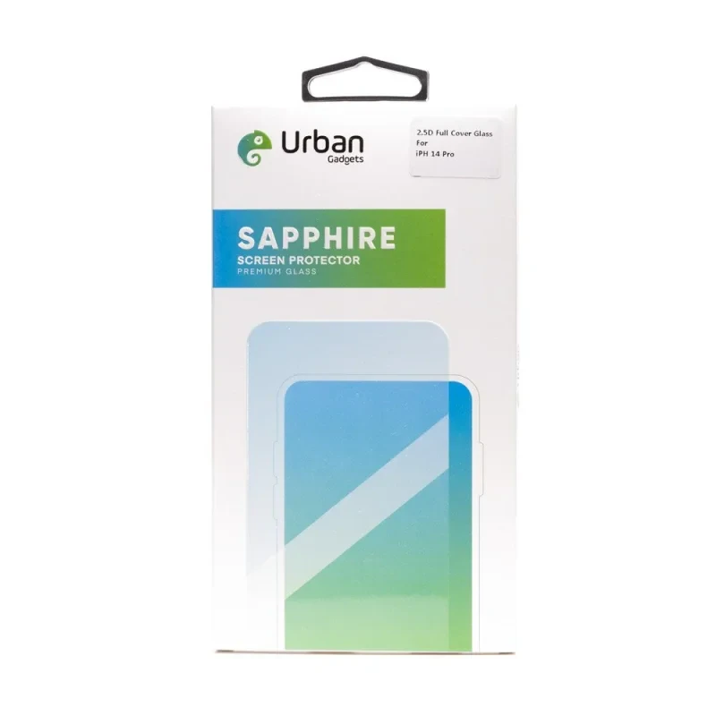 Folie Sticla Urban Gadgets Saphire 2.5D Full pentru iPhone 14 Pro Negru thumb