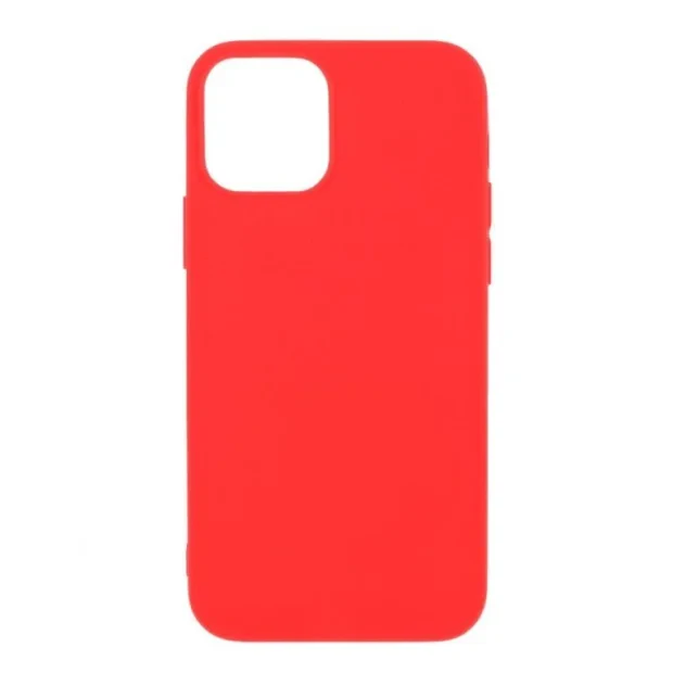 Husa Cover Silicon Slim Mat pentru Iphone 12 Pro Max Bulk Rosu