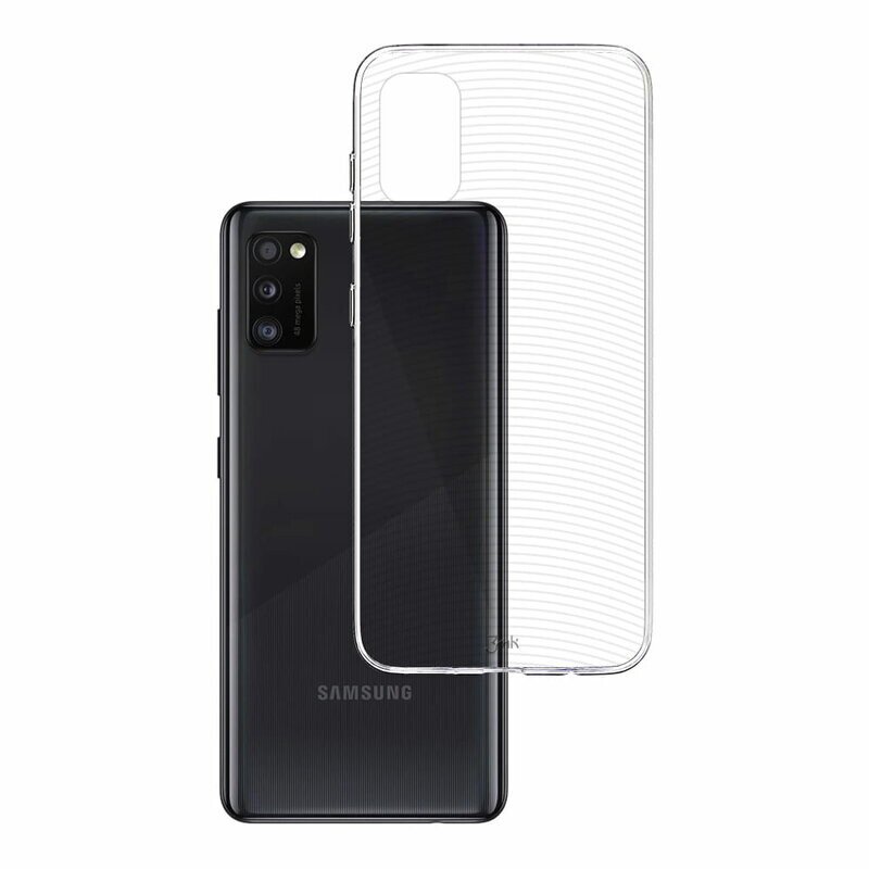 Husa Personalizata 3MK pentru Samsung Galaxy A41 Transparent thumb