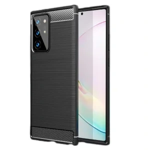 Husa Cover Silicon Carbon pentru Samsung Galaxy Note 20 Ultra Negru