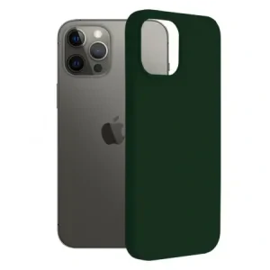 Husa Cover Silicon pentru iPhone 12 Pro Max Bulk Verde