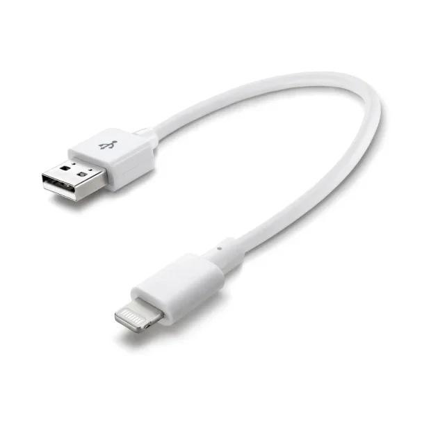 Cellularline 0.15m USB - Lightning 0,15 m Alb