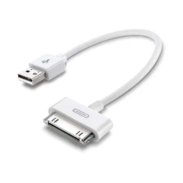 Cellularline 0.15m, USB/30-pin cabluri USB 0,15 m USB 2.0 USB A Alb