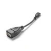Cellularline 35314 cabluri USB 0,15 m USB 2.0 Micro-USB B USB A Negru