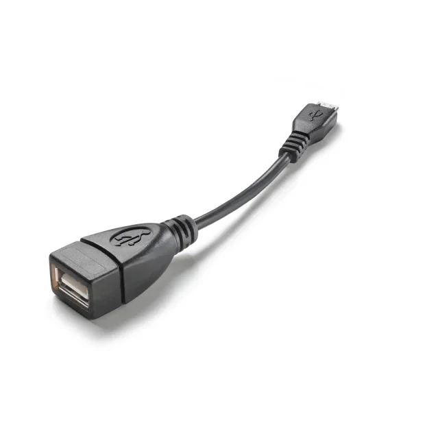 Cellularline 35314 cabluri USB 0,15 m USB 2.0 Micro-USB B USB A Negru