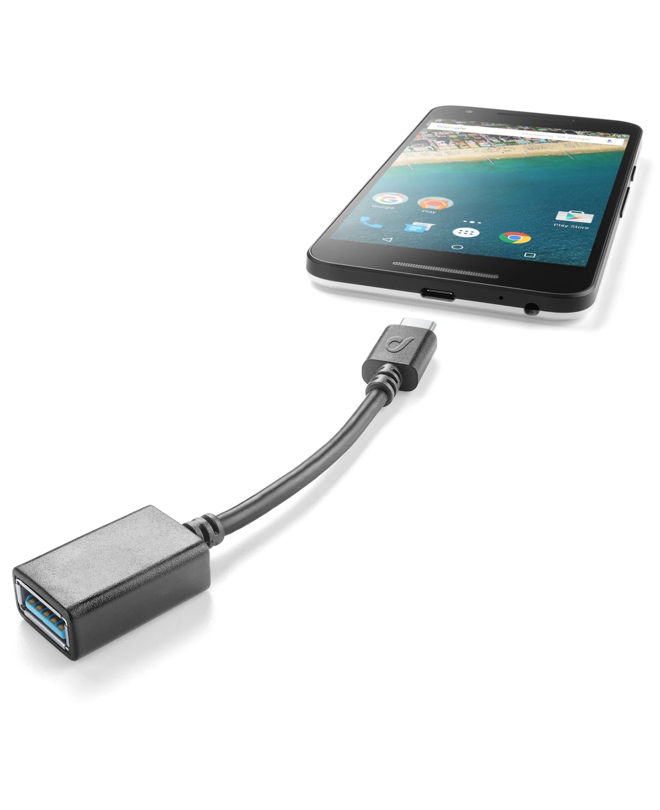Cellularline 37478 cabluri USB USB C USB A Negru thumb