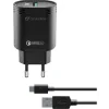 Cellularline ACHHUKITQCTYCK incarcatoare pentru dispozitive mobile Universala Negru AC De interior