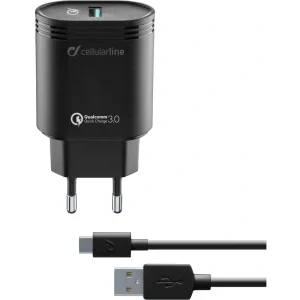 Cellularline ACHHUKITQCTYCK incarcatoare pentru dispozitive mobile Universala Negru AC De interior