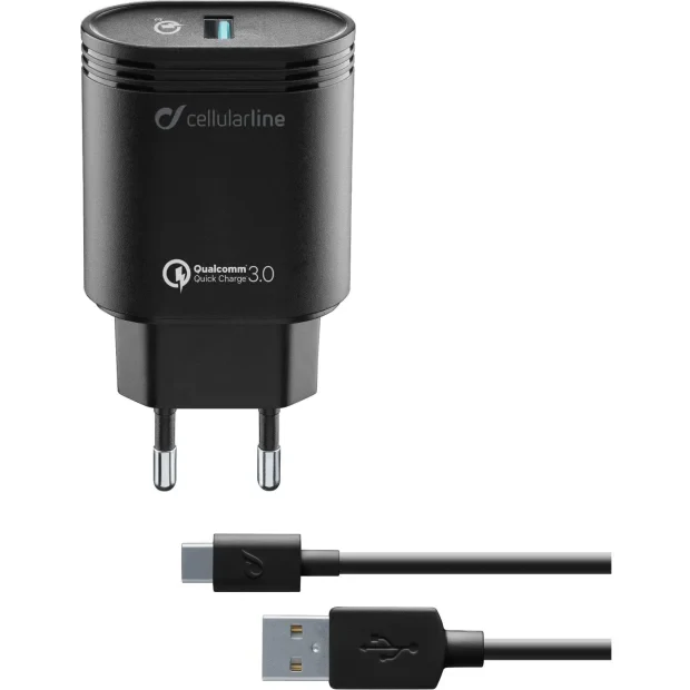 Cellularline ACHHUKITQCTYCK incarcatoare pentru dispozitive mobile Universala Negru AC De interior
