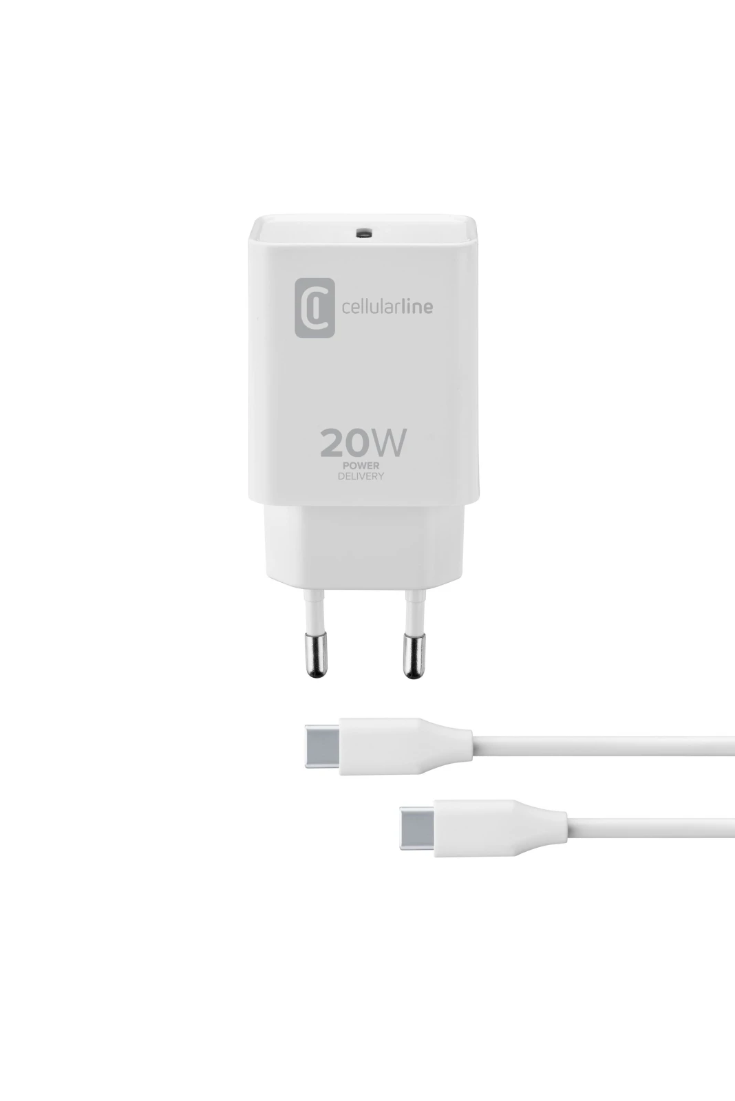 Cellularline ACHIPDKITC2CPD20W Universala Alb AC De interior thumb