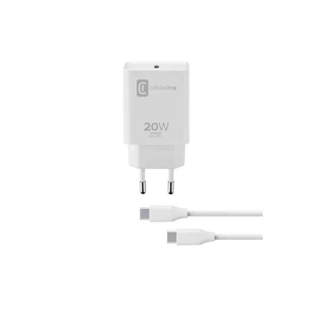 Cellularline ACHIPDKITC2CPD20W Universala Alb AC De interior