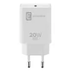 Incarcator Priza Cellularline Fast Charger 1XUSB-C 20W Alb ACHIPHUSBCPD20WW