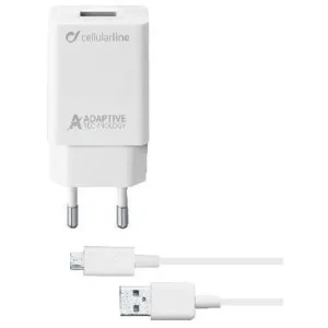 Cellularline ACHSMKIT15WMUSBW incarcatoare pentru dispozitive mobile Smartphone Alb AC De interior
