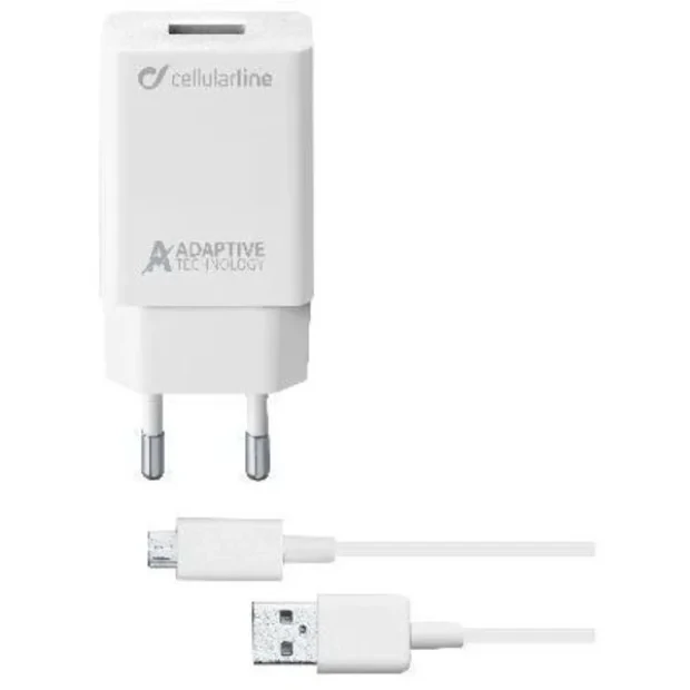 Cellularline ACHSMKIT15WMUSBW incarcatoare pentru dispozitive mobile Smartphone Alb AC De interior