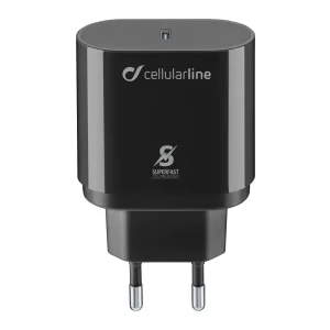 Cellularline ACHSMUSBCPD25WK incarcatoare pentru dispozitive mobile Smartphone Negru AC De interior