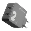 Cellularline ACHUSB224W Smartphone, Tableta Negru AC Incarcare rapida De interior