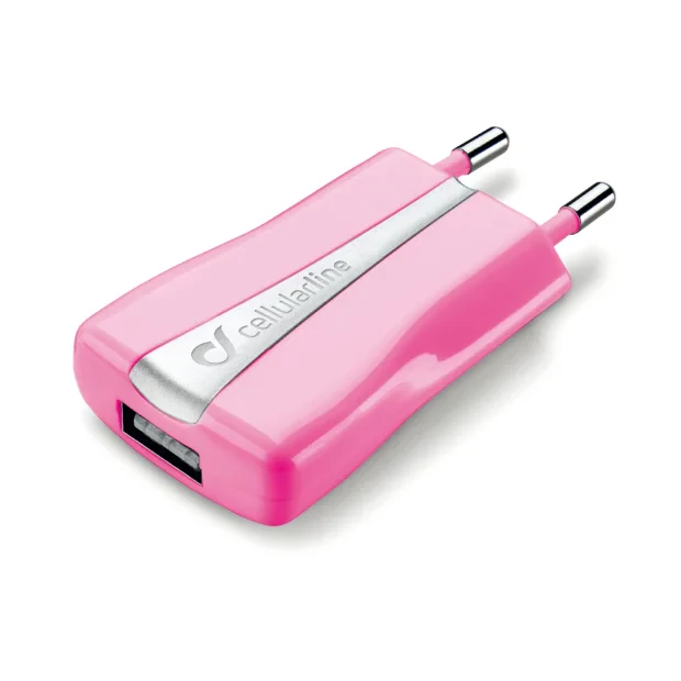 Cellularline ACHUSBCOMPACTCP incarcatoare pentru dispozitive mobile Universala Roz AC De interior