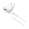 Cellularline ACHUSBMUSB2AW incarcatoare pentru dispozitive mobile Smartphone, Tableta Alb AC De interior