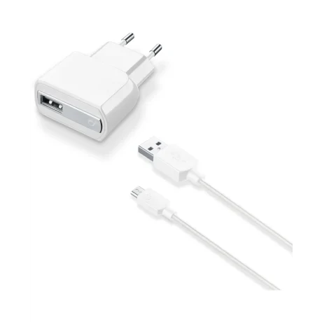 Cellularline ACHUSBMUSB2AW incarcatoare pentru dispozitive mobile Smartphone, Tableta Alb AC De interior