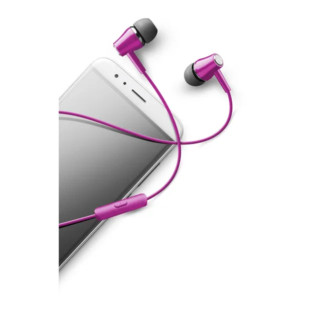 Cellularline AUINEARP casca audio &amp; casca cu microfon Casti Prin cablu In ureche Roz