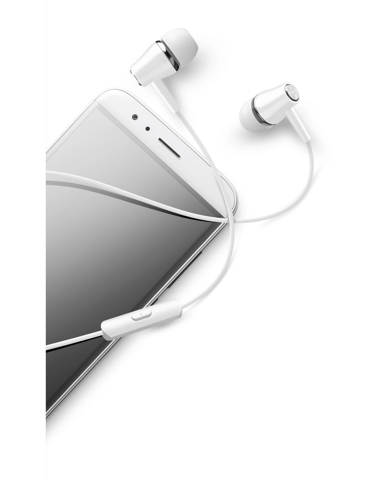 Cellularline AUINEARW casca audio & casca cu microfon Casti Prin cablu In ureche Apeluri/Muzica Alb thumb