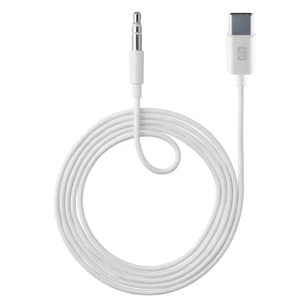 Cellularline AUX MUSIC CABLE TYPE-C USB Type-C 3.5mm Alb