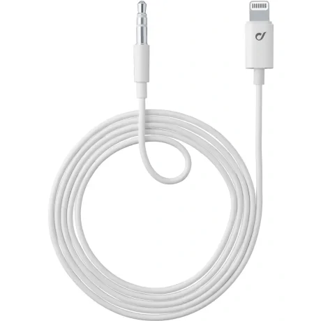 Cellularline AUXMUSICMFIW cablu Lightning Alb