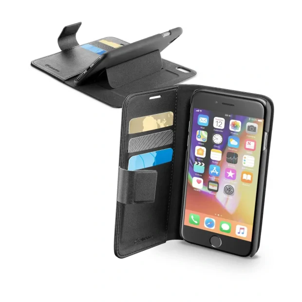 Cellularline Book Agenda carcasa pentru telefon mobil 11,9 cm (4.7&quot;) Tip coperta Negru