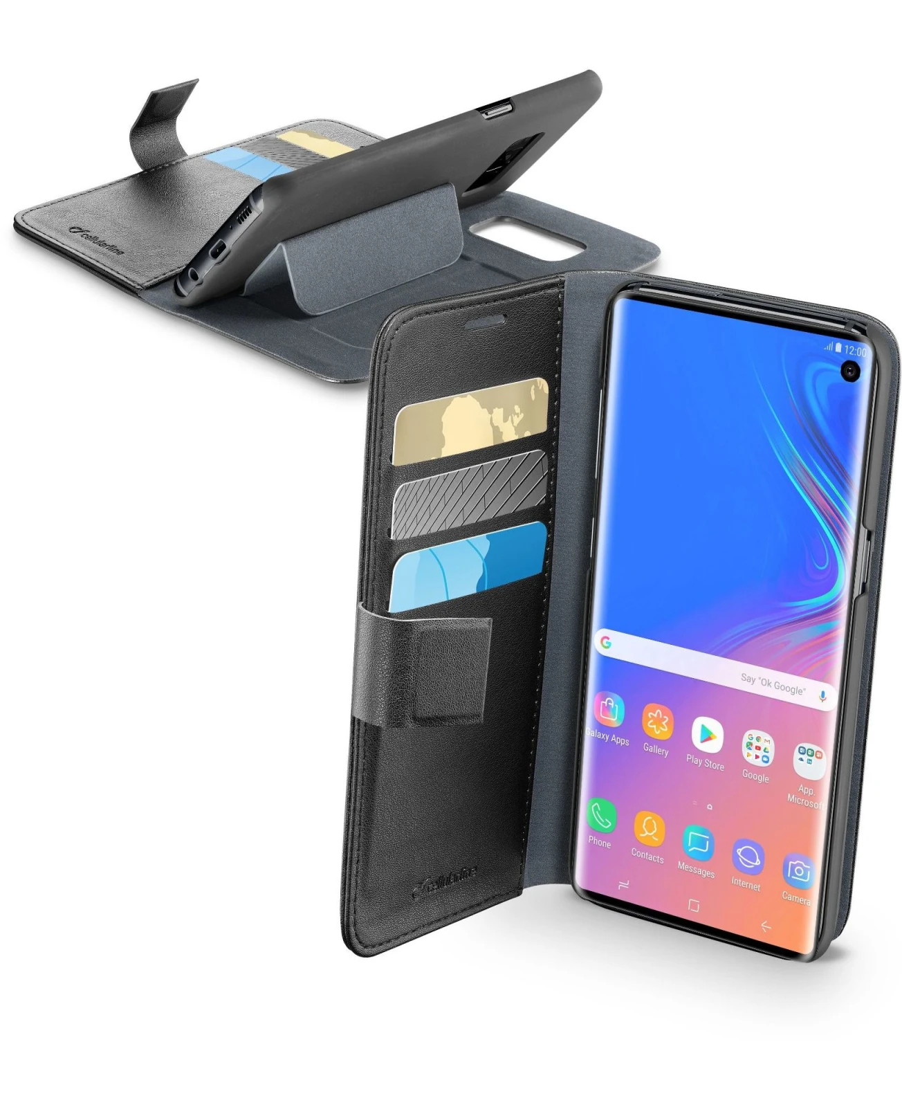Cellularline Book Agenda carcasa pentru telefon mobil 15,5 cm (6.1") Carcasa tip flip Negru thumb