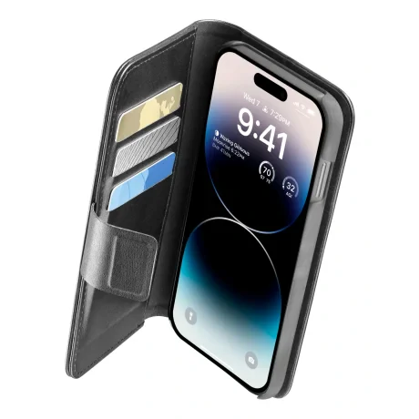 Cellularline Book Agenda carcasa pentru telefon mobil 17 cm (6.7&quot;) Tip coperta Negru