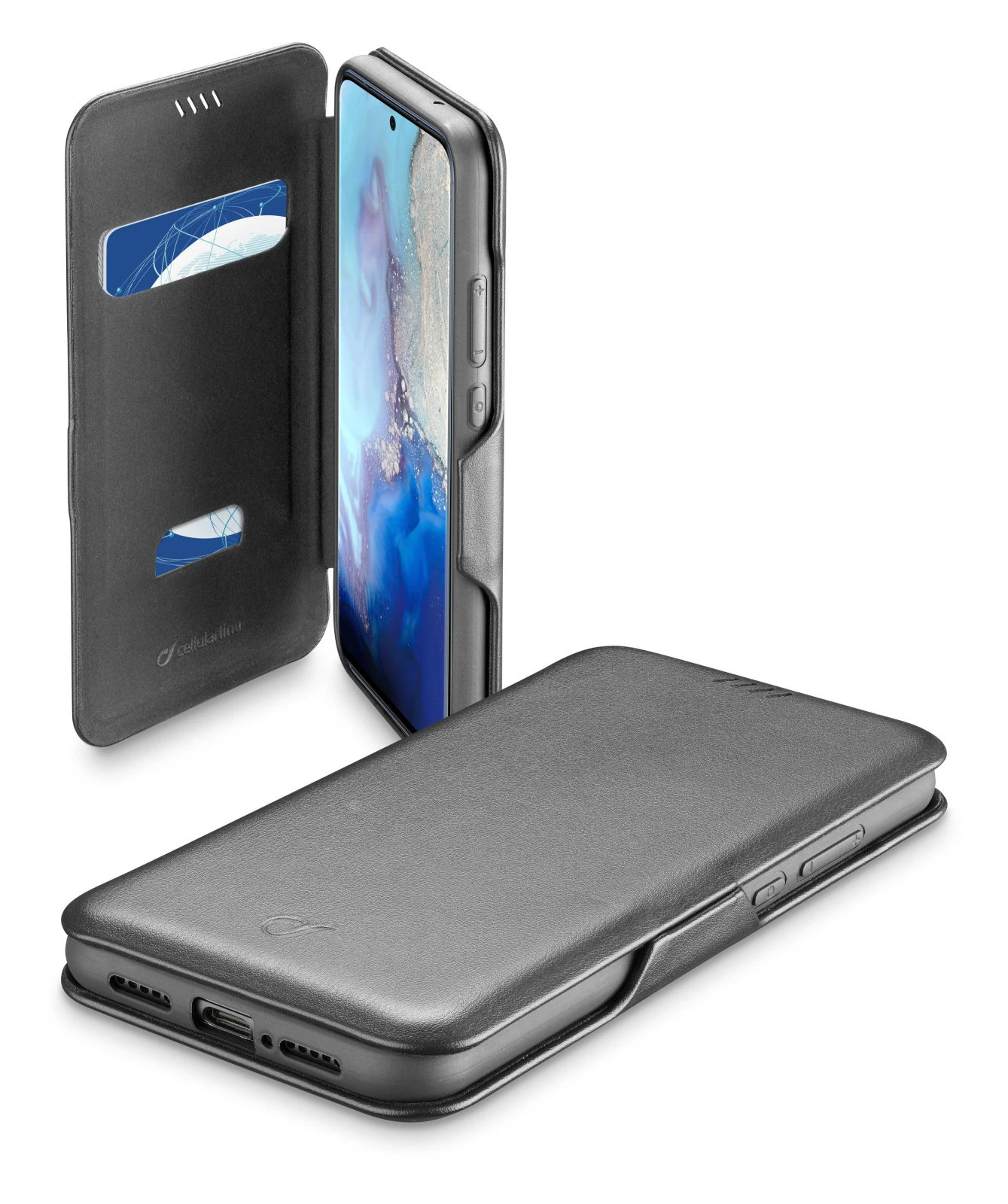 Cellularline BOOKCLU2GALS11EK carcasa pentru telefon mobil 15,8 cm (6.2") Tip coperta Negru thumb