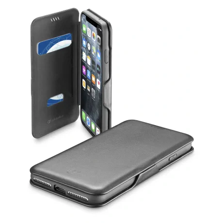Cellularline BOOKCLU2IPHXI carcasa pentru telefon mobil 14,7 cm (5.8&quot;) Carcasa tip flip Negru
