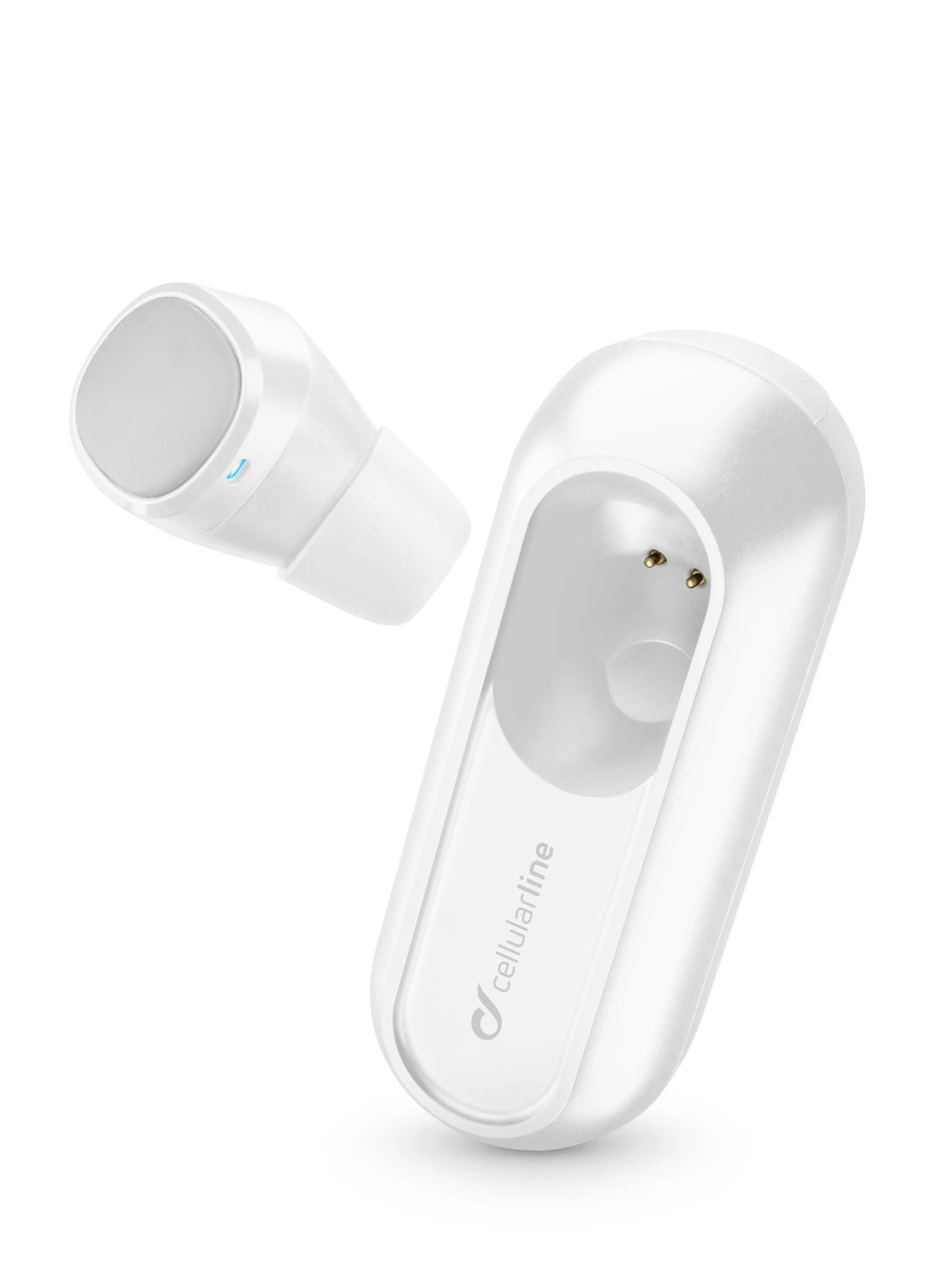Cellularline BTPOWERMINI Casti True Wireless Stereo (TWS) In ureche Apeluri/Muzica Bluetooth Alb thumb