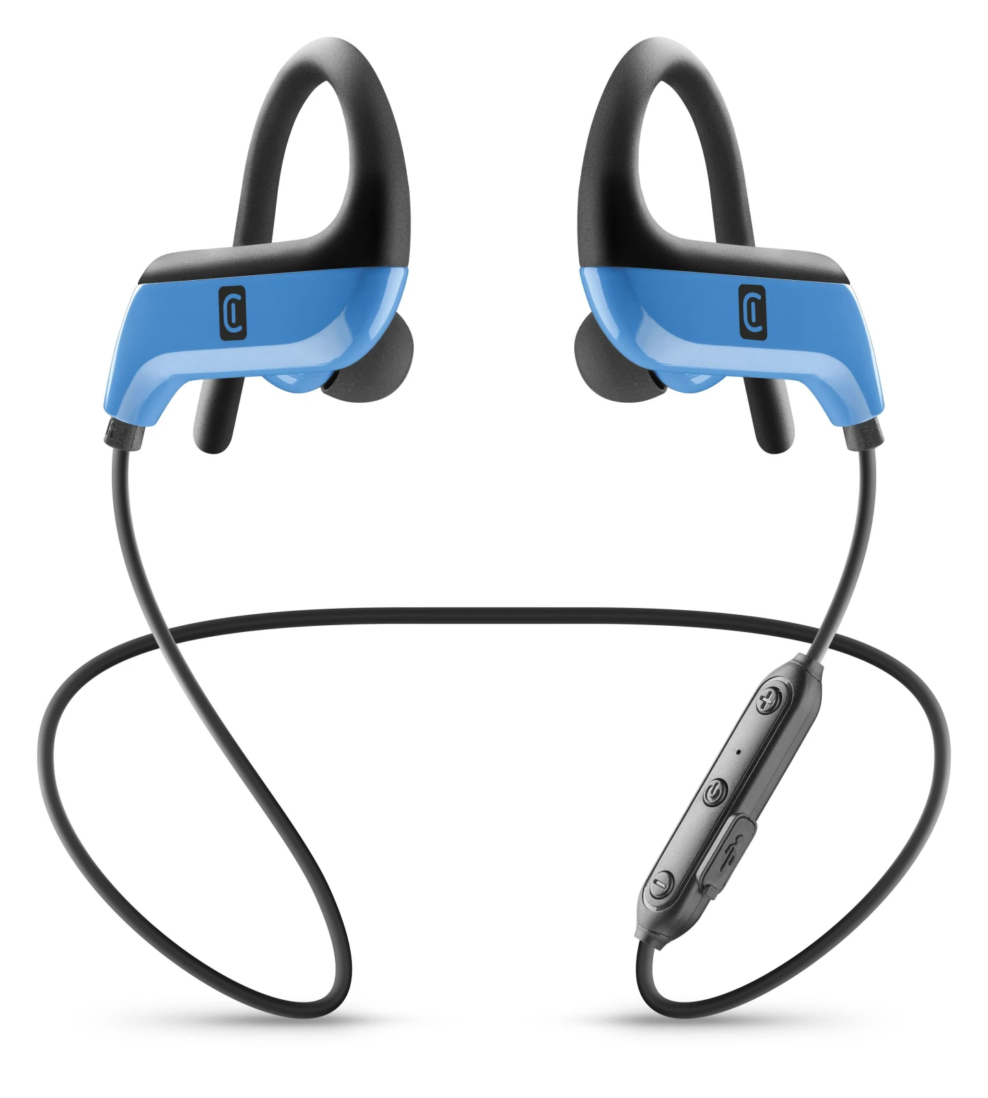 Cellularline BTRACERB casca audio & casca cu microfon Casti Fara fir Carlig-ureche, In ureche Sporturi Bluetooth Negru, Albastru thumb
