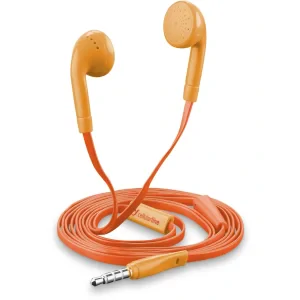 Cellularline BUTTERFLYSMARTO casca audio &amp; casca cu microfon Casti Prin cablu In ureche Portocala