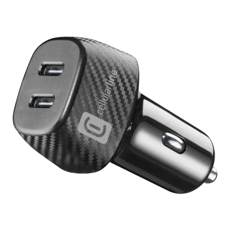 Cellularline Car Multipower DUO Universala Negru Bricheta electrica de bord Auto