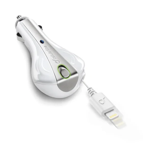 Cellularline CBRARMFIIPH5W incarcatoare pentru dispozitive mobile MP3, MP4, Smartphone Argint, Alb Bricheta electrica de bord Auto