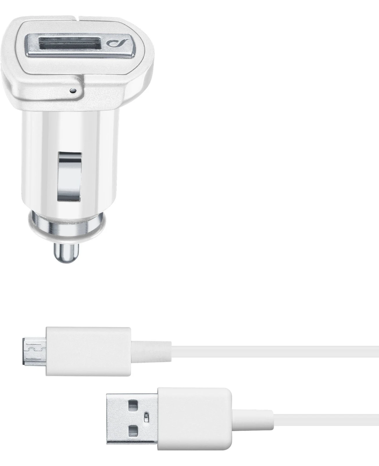Cellularline CBRSMKIT10WMUSBW incarcatoare pentru dispozitive mobile Universala Alb Bricheta electrica de bord, USB Auto thumb