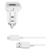 Cellularline CBRSMKIT10WMUSBW incarcatoare pentru dispozitive mobile Universala Alb Bricheta electrica de bord, USB Auto