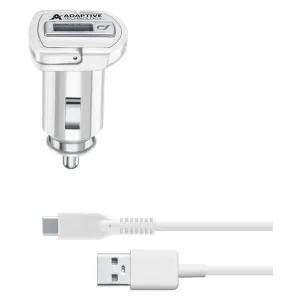 Cellularline CBRSMKIT15WTYCW incarcatoare pentru dispozitive mobile Universala Alb Bricheta electrica de bord Auto