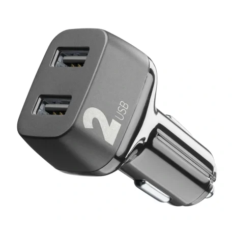Cellularline CBRUSB224W Smartphone, Tableta Negru Bricheta electrica de bord Incarcare rapida Auto