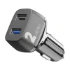Cellularline CBRUSB2QC36W Smartphone, Tableta Negru Bricheta electrica de bord Incarcare rapida Auto