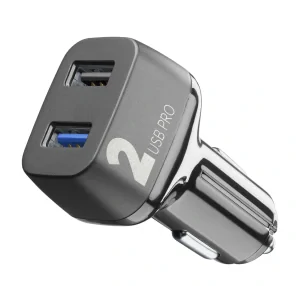Cellularline CBRUSB2QC36W Smartphone, Tableta Negru Bricheta electrica de bord Incarcare rapida Auto