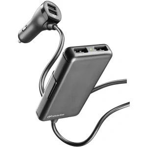 Cellularline CBRUSB4FAMILY7AK incarcatoare pentru dispozitive mobile Universala Negru Bricheta electrica de bord Auto