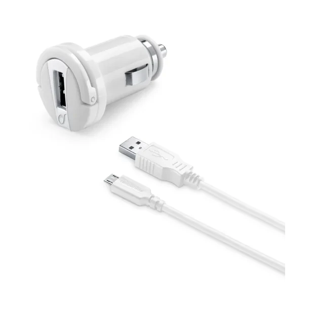 Cellularline CBRUSBMUSB2AW incarcatoare pentru dispozitive mobile Universala Alb Bricheta electrica de bord Auto