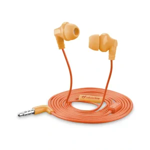 Cellularline CRICKETSMARTO casca audio &amp; casca cu microfon Casti Prin cablu In ureche Portocala