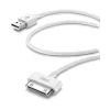 Cellularline Dock Cable cabluri pentru telefoanele mobile Alb 1 m USB A Apple 30-pin