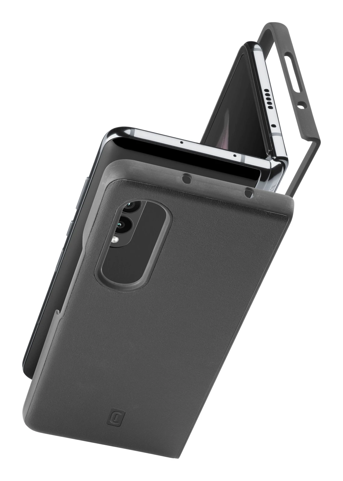 Cellularline Fit Duo carcasa pentru telefon mobil 19,3 cm (7.6") Coperta Negru thumb