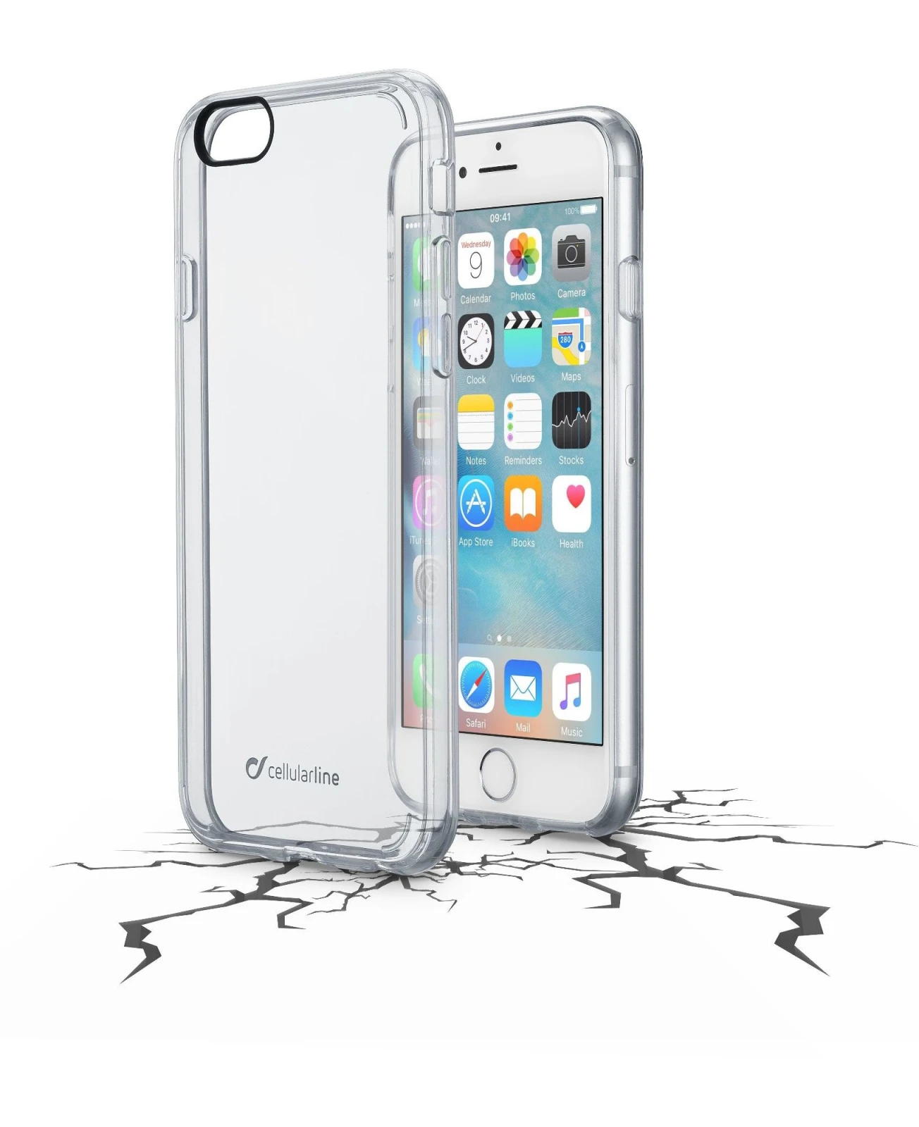 Cellularline INVISIBLEPLIPH647 carcasa pentru telefon mobil 11,9 cm (4.7") Coperta Transparente thumb